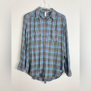Anthropologie Pilcro Plaid Button-down Shirt